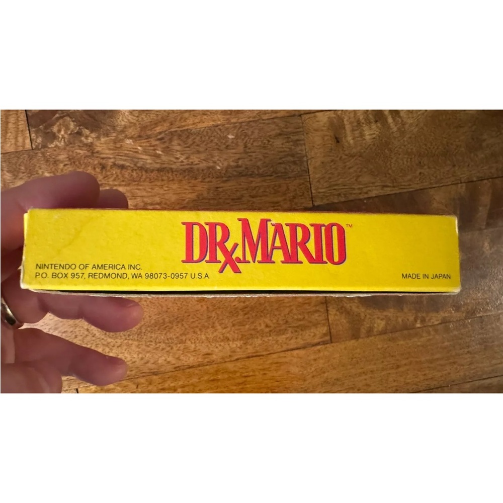 Dr. Mario NES 1990 Complete in Box CIB w/ Manual & Sleeve – UNTESTED Original - Picture 6 of 11